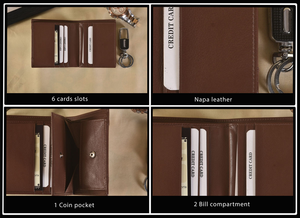 Mens Genuine Leather Bi Fold <b>Wallet</b> <b>RFID</b> Secure Card Holder Two Section Money <b>Wallet</b> Stylish Everyday Carry - Product Image 2