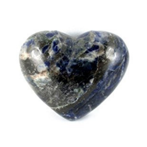 Pierre précieuse Sodalite fait à la main en inde, mélange de minéraux, poches de cœur, fait à la main, vente en gros - Product Image 1