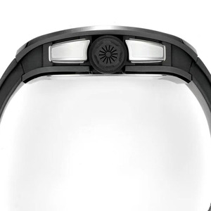 Boîtier en céramique élégant, luxueux et de haute qualité, étanche et résistant aux chocs, montre-bracelet pour homme avec bracelet en caoutchouc - Product Image 5