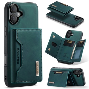 Funda Multifuncional Tipo Cartera de Cuero PU con Ranuras para Tarjetas, Cierre Magnético, para iPhone 15 14 16 Pro Max - Product Image 4