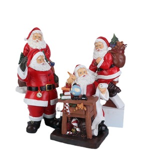 Adornos navideños para el comercio exterior, artículos decorativos de Papá <span class=keywords><strong>Noel</strong></span> y muñecos de nieve, decoraciones para crear ambiente en la sala de estar, regalos - Product Image 5