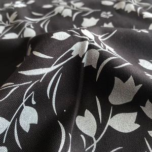 Tela 100 poliéster con estampado metálico <span class=keywords><strong>crep</strong></span> cey, color dorado y plateado, 180D - Product Image 5