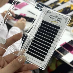 Bán Buôn Biểu Tượng Tùy Chỉnh Tối Nhung Matte Lông Mi Mở Rộng Cashmere Fluffy Cá Nhân Lash Với CC Curl Nhãn Hiệu Riêng Nguồn Cung Cấp - Product Image 4