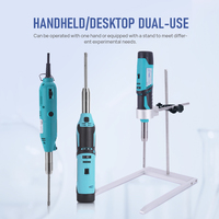 Homogénéisateur portatif haute vitesse Lichen SFJ 35000 tr/min, broyeur-disperseur de tissus de laboratoire pour échantillons de 0,1 à 250 ml, batterie au lithium sans fil