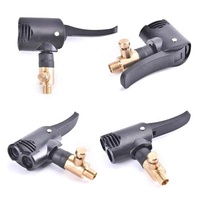 1XPortable Aufblasbares Pumpen ventil Autoreifen Air Chuck Inflator Pumpen anschluss Clip-On Adapter Autoreifen rad Französisch/Amerikanisches Ventil