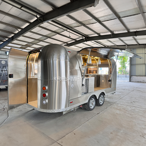 Remolque de Comida Rápida para Pizza, Café y Barbacoa, con Equipamiento, Estándar Estadounidense, Cocina Móvil - Product Image 1