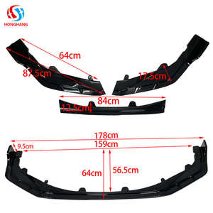 Becquet avant Honghang en plastique, boîte en carton, fabrication de marque, sport automobile, 10 ensembles pour accessoires Toyota Corolla 2019+ - Product Image 2