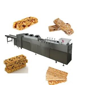 Commerciële Gepofte Maïs Snacks Granen Bar Verwerking Lijn Graan Moer Bar Making Machine