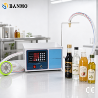 Machine de remplissage de liquides de bureau BANMO à commande numérique CNC, 13L/min, remplisseur automatique de bouteilles, 110V 220V, vinaigre, sauce soja, jus