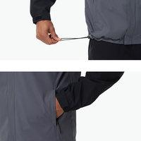 Veste Softshell Homme Hiver Imperméable Respirante à Capuche Col Montant Logo Avant Haute Qualité Prix de Gros Sur Mesure