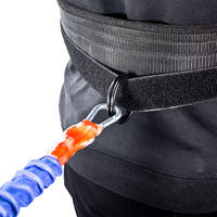 Ensemble de bandes de résistance en latex avec poignées, ancre de porte, sangles de cheville et sac de transport