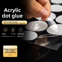 Aimants de réfrigérateur amovibles en acrylique transparent, adhésifs double face haute résistance, découpés sur mesure, sans résidu, pour présentoirs de figurines