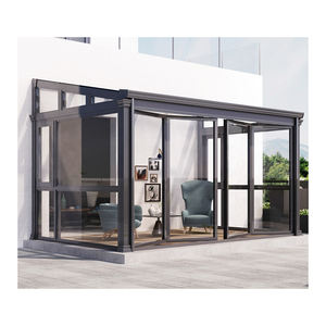 Производитель, алюминиевые стеклянные окна для Солярия, индивидуальные стили, звукоизоляция, теплоизоляция, теплица - Product Image 4