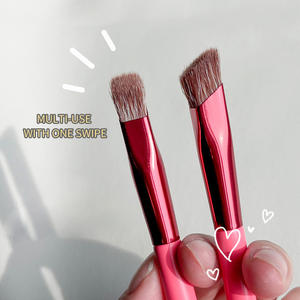 Populaire sauvage sourcil brosse <span class=keywords><strong>fard</strong></span> <span class=keywords><strong>à</strong></span> paupières correcteur carré maquillage pinceaux multifonction simulé sourcil cheveux maquillage brosse - Product Image 3