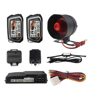 Nuevo inmovilizador de Control remoto de coche de larga distancia de 1500m, alarmas automáticas remotas de llave de 2 vías de 12V 115dB <span class=keywords><strong>para</strong></span> seguridad de coche - Product Image 1