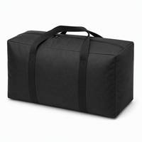 Sac de rangement pour couette et couvre-lit, imperméable en PU, avec fermeture éclair, pliable, en tissu Oxford, organisateur de placard avec poignées renforcées en X