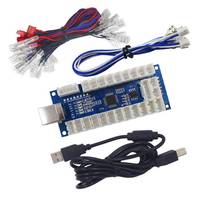 Contrôleur d'arcade 4-en-1 avec encodeur zéro retard mécanique USB PC/Xbox 360 Compatible Windows & Android Game Control Board