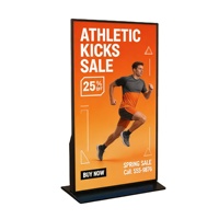 Pantalla Digital Táctil de Gran Formato para Interiores, 85 Pulgadas, con Soporte de Pie, Pantalla LCD para Publicidad, Monitor Inteligente para Centros Comerciales y Tiendas