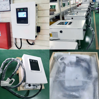 Cargador de Vehículos Eléctricos OEM de 20kw, 30kw, 40kw, Wallbox RFID CCS GBT Chademo, Cargador Rápido Inteligente de Corriente Continua con OCPP para Uso Doméstico y Comercial