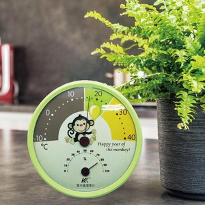 Cao cấp thép không gỉ quay số ẩm kế Nhiệt kế trong nhà ngoài trời phòng nhiệt độ độ ẩm mét hộ gia đình sử dụng nhà bếp nhựa - Product Image 4