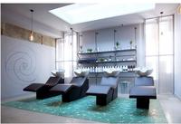 Chaise de salon moderne avec shampoing Lit pour coiffeurs