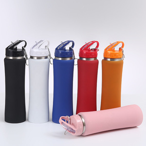 Gourde de sport portable isotherme à double paroi en acier inoxydable 304, forme cintrée pour l'alpinisme - Product Image 2