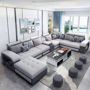 Großer TV-Schrank im Steinoptik-Stil und Set für das Wohnzimmer, moderner Couchtisch, TV-Ständer mit Couchtisch-Set - Product Image 5