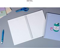 Cahier de maquillage de desserts, broches du chien, Bichon, frites, amélioré, esthétique coréenne, mignon, agenda au printemps