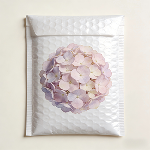 Sacs d'expédition en polybulle écologiques avec logo personnalisé, impression par transfert thermique/sérigraphie, 28x42cm, épaisseur 1 mil, jaune brun - Product Image 2
