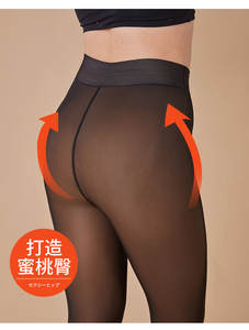 YB Calze Termiche in Pile Taglia Grande, Leggings Resilienti, Collant Traslucidi Caldi e Felpati per Donne, Vendita all'Ingrosso Invernale - Product Image 3