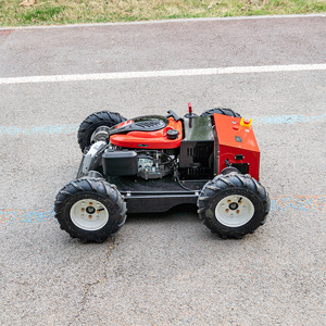 Tondeuse à gazon télécommandée, essence, 4 temps, monocylindre, lame rotative, décharge arrière, qualité professionnelle, pour jardin et exploitation agricole - Product Image 3