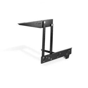 Mesa Mint con altura ajustable. Acero. Negro. Capacidad de carga de 7 kg. - Product Image 2