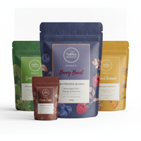 Sachet Doypack Premium Double Chocolat Haute Barrière avec Fermeture Zip Facile à Sceller, Emballage Alimentaire de Qualité pour Snacks, Pochette Autoportante