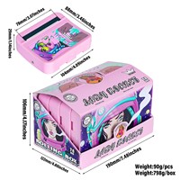 Machine à rouler en plastique rose portable pour papiers de 78mm, étui à cigarettes, boîte à fumer, rouleau à main pour femmes