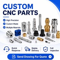 Composants d'usinage CNC en aluminium et acier inoxydable anodisés sur mesure (couleurs OEM : rouge, bleu, noir, transparent)