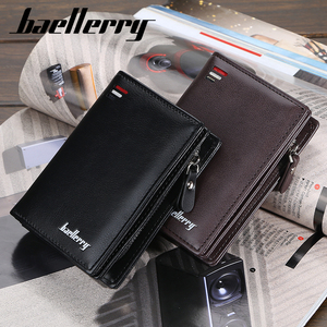 Portafogli Corti da Uomo, Nuova Moda, Porta Carte Multifunzione in Pelle, <span class=keywords><strong>Portafoglio</strong></span> Maschile con Cerniera e Tasca per Monete - Product Image 6