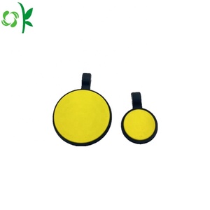 OKSILICONE แท็กสัตว์เลี้ยงสำหรับสุนัขแมว,ป้ายซิลิโคนแกะสลักป้ายประจำตัวสัตว์เลี้ยงเป็นมิตรกับสิ่งแวดล้อมมี2สี - Product Image 3