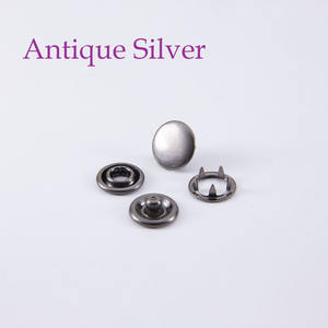 Botones de técnica de chapado de botón a presión de latón de 9,5mm sin níquel Categoría de producto - Product Image 6