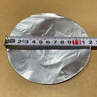 Feuilles d'aluminium pour chicha pré-découpées, résistantes, rondes, épaisseur 0,02 mm/0,03 mm, 50 pièces