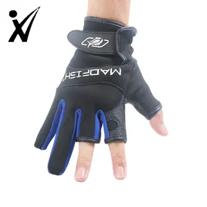 Custom Mountain Bike Half Finger Outdoor Sports Riding Protective Half Finger Cycling Gloves