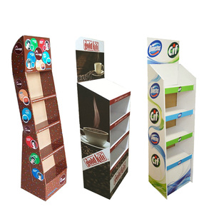 Tùy chỉnh các tông khay hiển thị đứng cho cửa hàng sử dụng cho giải pháp quảng cáo bền cho đồ uống cà phê thực phẩm Kệ hiển thị - Product Image 1
