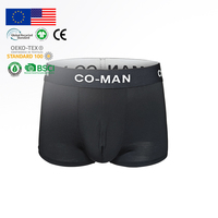 Sous-vêtements pour hommes personnalisés, caleçons et boxers en coton blanc pur côtelé, doux, respirants, avec logo personnalisé, style moderne