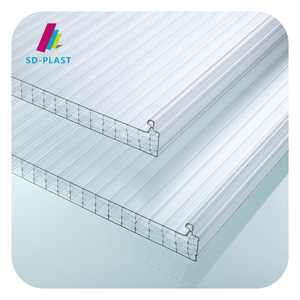 Système de plaque <span class=keywords><strong>en</strong></span> polycarbonate <span class=keywords><strong>en</strong></span> U pour les plaques <span class=keywords><strong>en</strong></span> polycarbonate à double paroi, multi-paroi, pour la toiture, matériau PC, découpe sur mesure - Product Image 3