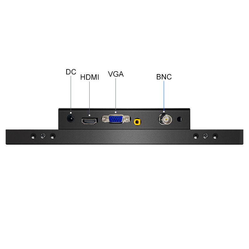 New 10.1 Inch 1280x800 Industrial Screen for USB VGA AV BNC Resistive Touch Display Metal Case TFT Wall-Mounted OEM ODM LCD