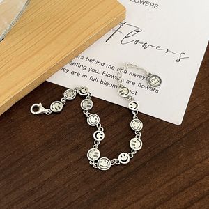 Bracelet en argent sterling S925 avec pendentif visage souriant pour femme, cadeau, bijoux, accessoire de mode - Product Image 4