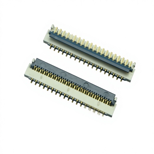 FPC FFC ZIF 0.5mm SMT Connector Copper Tin Plated Gray Touch Screen Adapter REACH Certified High Precision Electronics Component