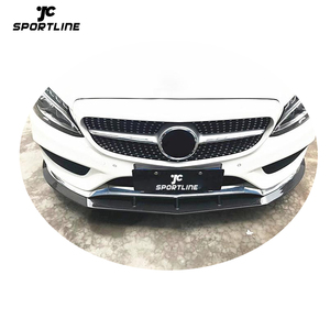 Labbro Paraurti Anteriore in Fibra di Carbonio per <span class=keywords><strong>Mercedes</strong></span>-Benz Classe <span class=keywords><strong>C</strong></span> W205 Sport Sedan 4 Porte 2015-2018 - Product Image 2