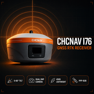 อุปกรณ์สำรวจ GNSS รุ่นใหม่ CHCNAV I76 RTK Laser Base Y พร้อมช่องสัญญาณ 1408 ช่อง มาตรฐาน IP67 รองรับ 5G/4G 1000 เครื่องมือสำรวจ - Product Image 2