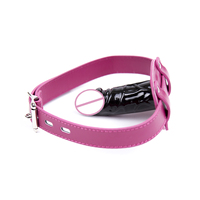 Bouchon de pénis en silicone godes bouche ouverte bâillon avec boucles de verrouillage harnais en cuir Bondage BDSM jouets sexuels pour Couple jeu de sexe pour adultes