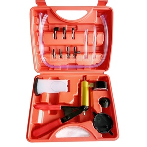 Kit <span class=keywords><strong>de</strong></span> pompe à vide <span class=keywords><strong>de</strong></span> purge <span class=keywords><strong>de</strong></span> <span class=keywords><strong>frein</strong></span> manuelle Testeur <span class=keywords><strong>de</strong></span> fluide automobile avec adaptateurs <span class=keywords><strong>de</strong></span> jauge Outil <span class=keywords><strong>de</strong></span> test portable 2 en 1 pour voiture camion - Product Image 1